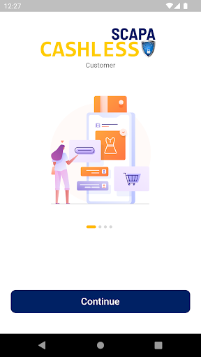 Android application Scapa Cashless Customer screenshort