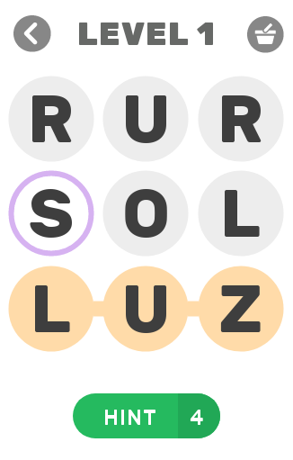 Búsqueda De Palabras Conectar Palabras En Español