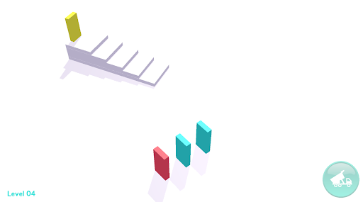 Domino Build - real physics