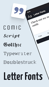 Letter Fonts MOD APK- Stylish Text (Pro) Download 1