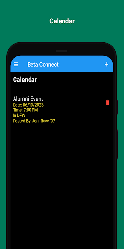 Beta Connect Screen 2