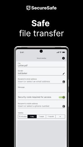 SecureSafe Password Manager Screen 3