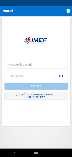 Android application Instituto IMEF screenshort