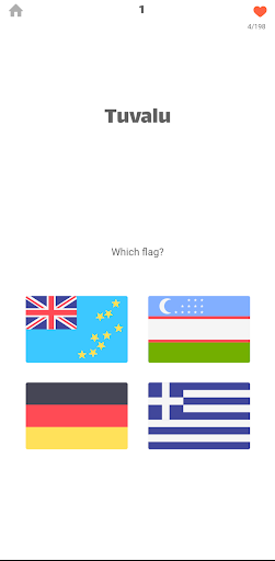 Android application FlagMania screenshort