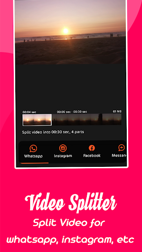 قص وتقسيم الفيديو إلا أجزاء‎ Screen 3