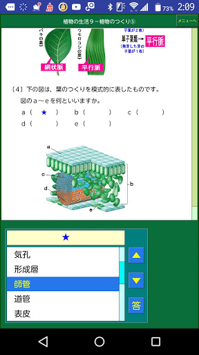 ダンケ理科２－中学１年 Screen 3