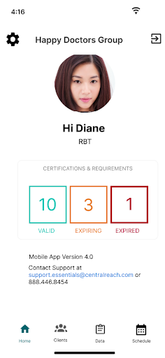 Android application CR Essentials screenshort