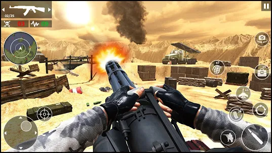 Machine Gun Commando War Games