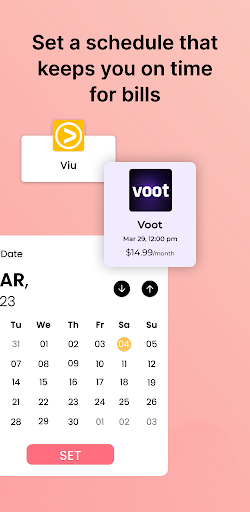 Bill Tracker for Subscription
