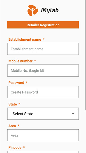 Mylab Retailer Screen 3