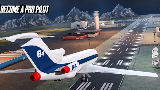 Airplane real flight simulator