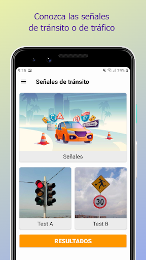 Android application Señales de tránsito México screenshort