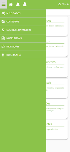 Android application SUPNET screenshort