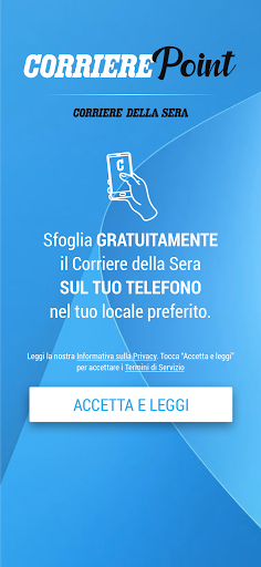 Android application Corriere Point screenshort