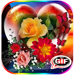 Cover Image of ダウンロード Flowers and Roses images GIFs  APK