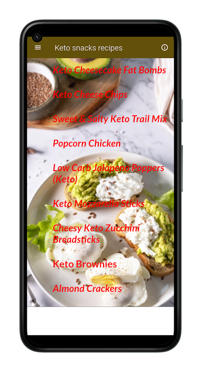 Keto Snacks Recipes - 2.0.0 - (Android)