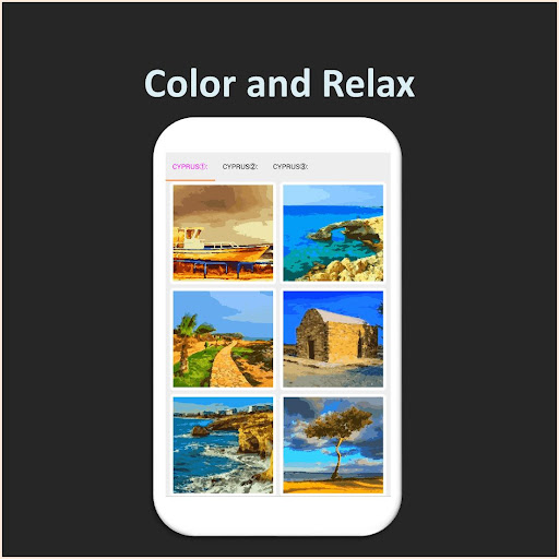 Color by Number - cyprus Screen 3