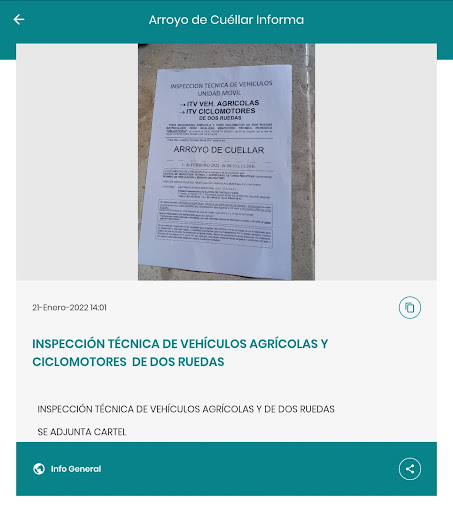 Arroyo de Cuéllar Informa Screen 3