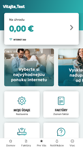 Android application Moje UPC screenshort