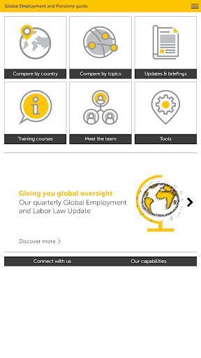 Android application Employment & Pensions Guide screenshort