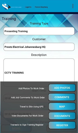EASYJOBCARD Screen 3