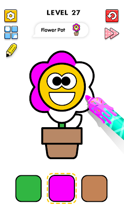 Game screenshot Color & Draw : Satisfying Game apk download