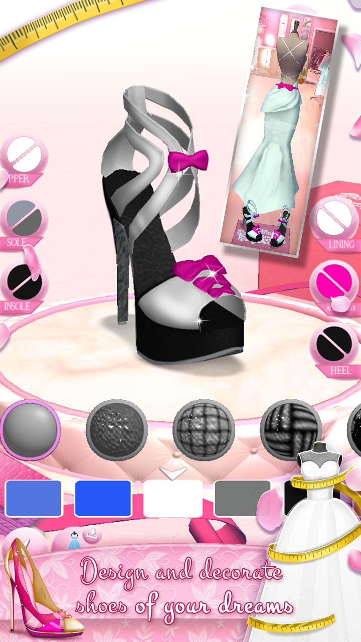 Android application Wedding Dress Maker and Shoe Designer Games screenshort