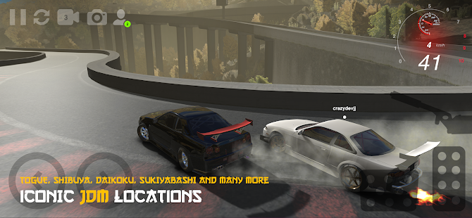 Hashiriya Drifter Online Drift Racing Multiplayer 2.2.01 APK + Мод (Unlimited money) за Android