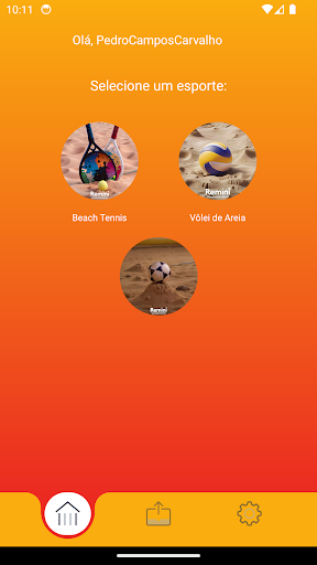 Android application Sunrise Esportes de Areia screenshort