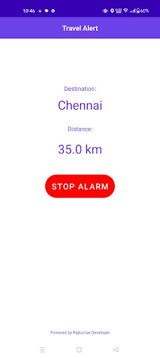 Destination Alarm