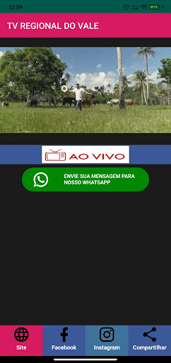 Android application TV REGIONAL DO VALE screenshort