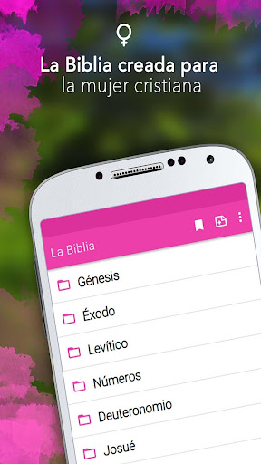 Android application Biblia femenina en español screenshort