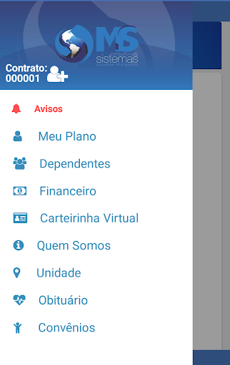 MS Área do Cliente Screen 3