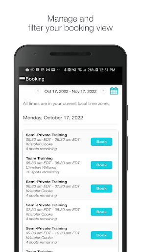 Peak Performance PT App Screen 3