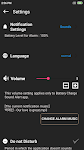 screenshot of Battery Sound Alarm