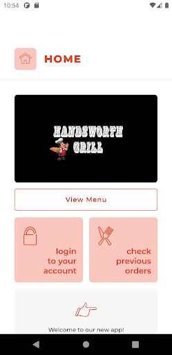 Android application Handsworth Grill S13 screenshort