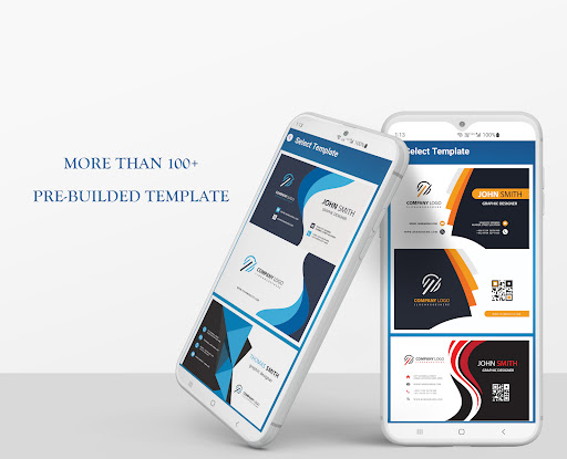 Android application Business Card Maker - Visiting screenshort