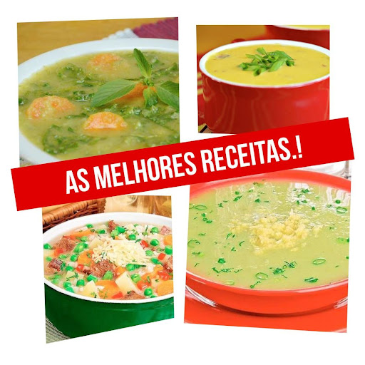 Receitas de sopas : caldos e c Screen 2