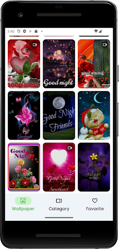Android application Good Morning Evening Night GIF screenshort