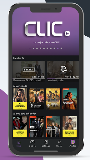 Android application CLICtv screenshort