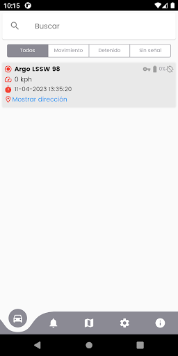 SpaceGPS Screen 2