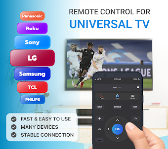 Universal TV Controle Remoto