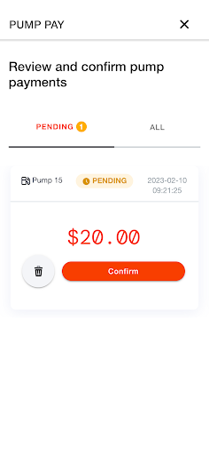 Pump Pay Screen 3