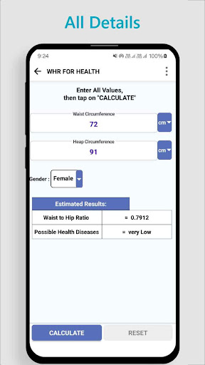 WHR - Waist to Hip Ratio