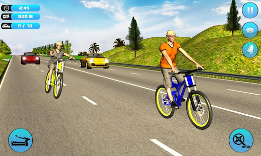 Bicycle Rider Traffic Race 17 1.8 screenshots 1
