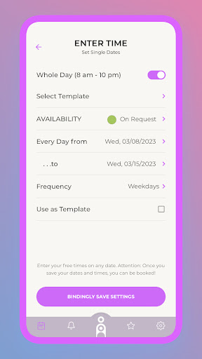 Android application jobbelganger | Job Stand-ins screenshort