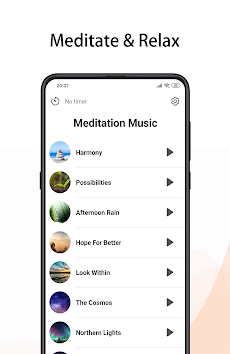 瞑想音楽 - 瞑想アプリ、ヨガ 音楽、ヨガ瞑想のおすすめ画像1