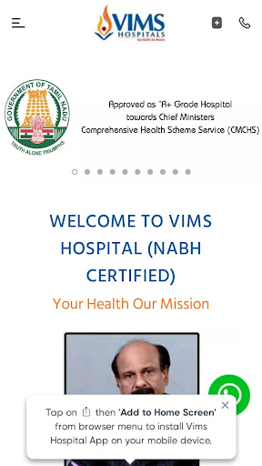 Vims Hospital Screen 2