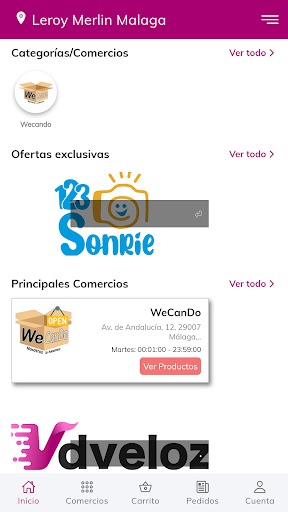 Android application Vdveloz Android screenshort