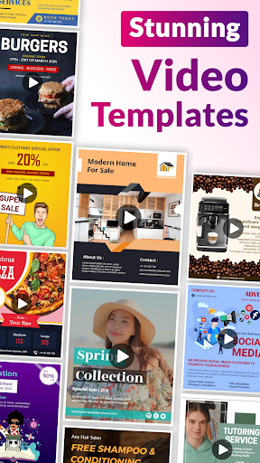 Video Flyer Maker, Templates Screen 2